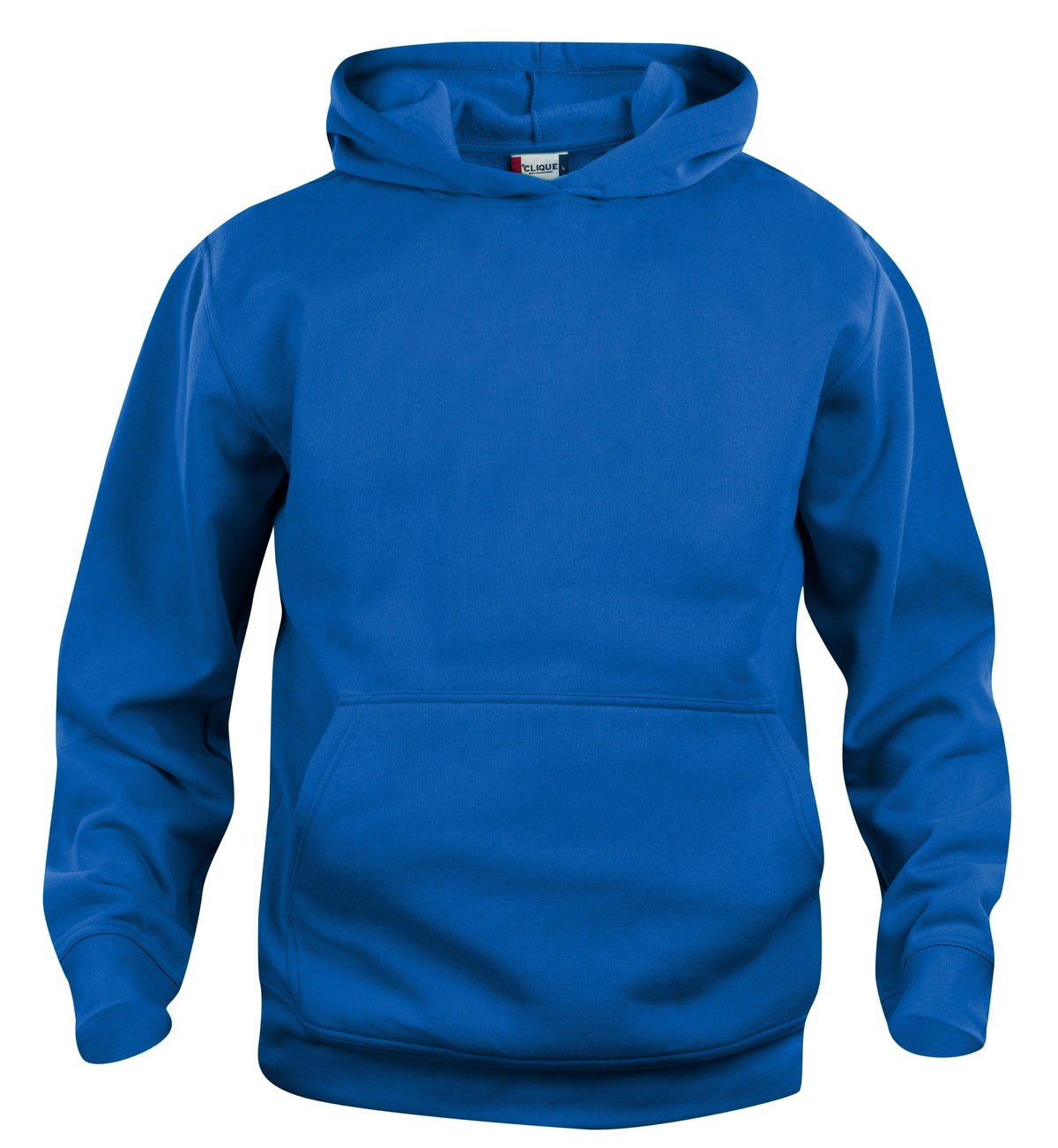 Clique Basic Hoody – junior – Kongeblå – forside
