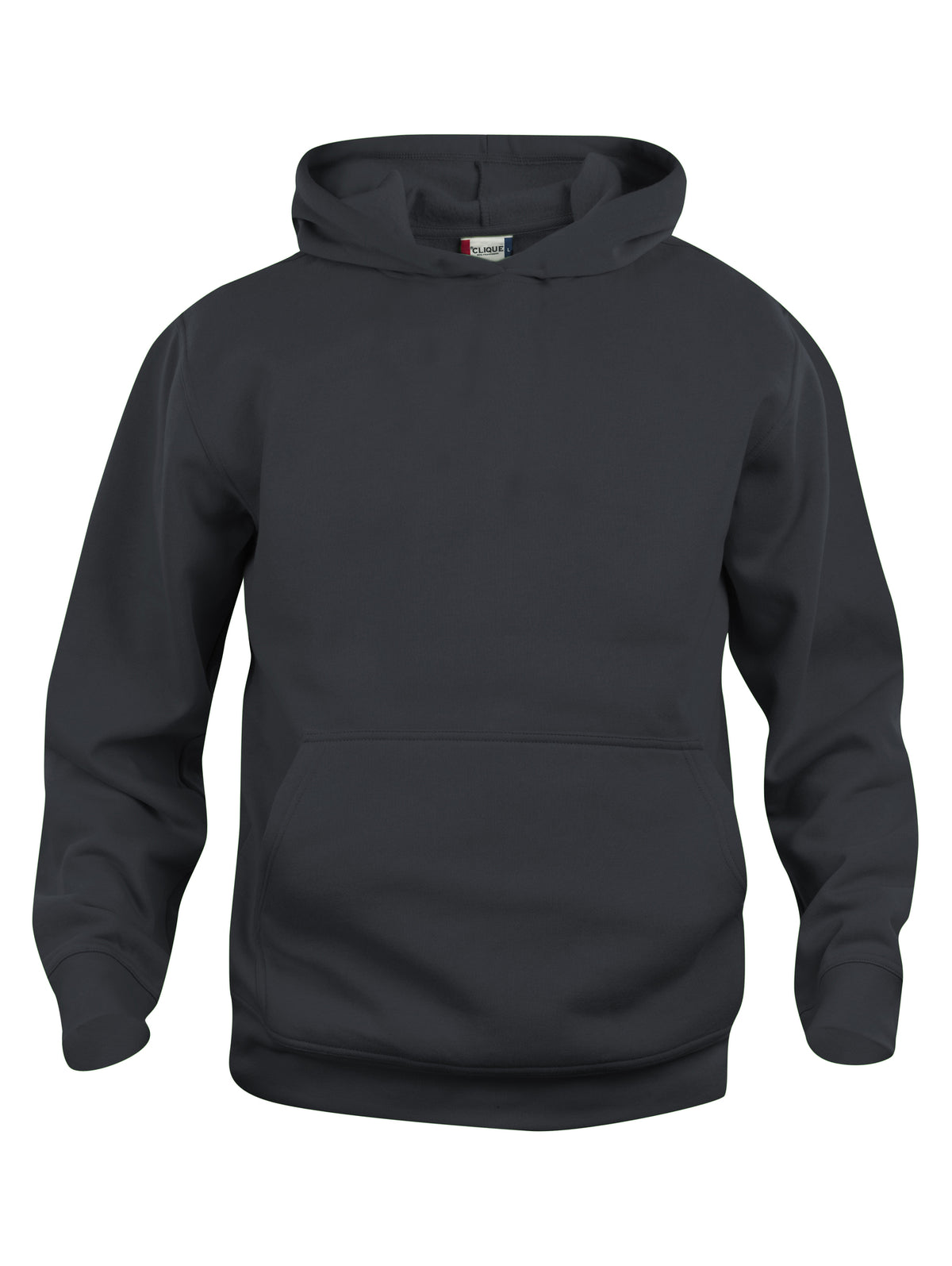 Clique Basic Hoody – junior – Svart – forside