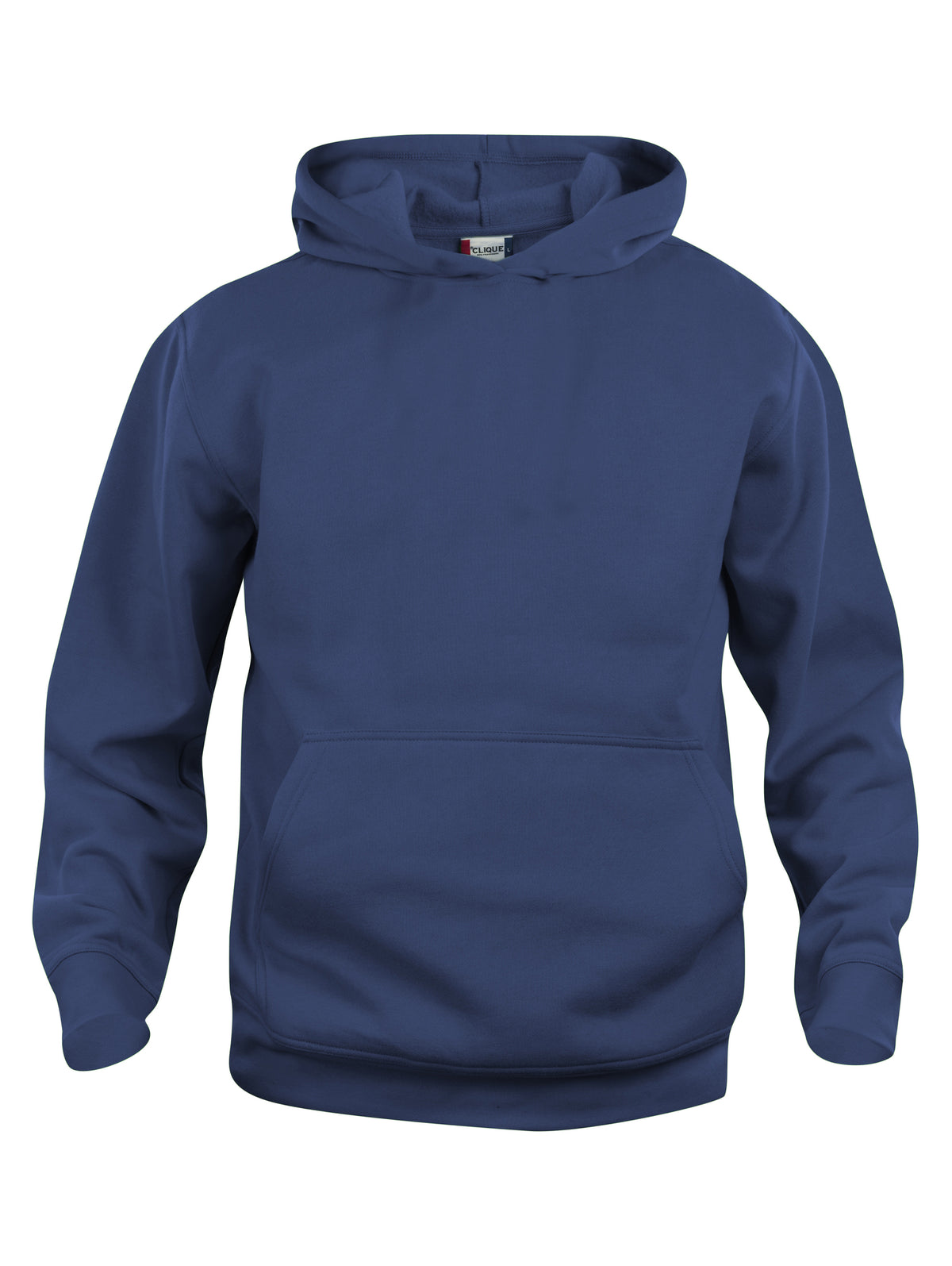 Clique Basic Hoody – junior – Mørk marineblå – forside