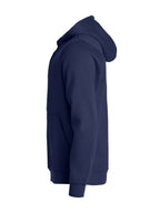 Clique Basic Hoody – junior – Mørk marineblå – venstre side