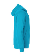 Clique Basic Hoody – junior – Turkis – høyre side
