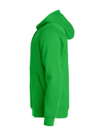 Clique Basic Hoody – junior – Eplegrønn – venstre side