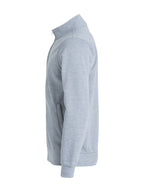 Clique Basic Cardigan – junior – Gråmelert – venstre side
