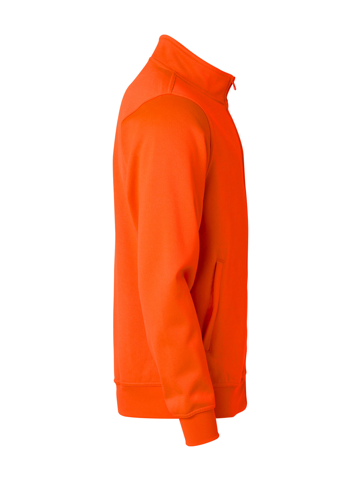 Clique Basic Cardigan – junior – Signaloransje – høyre side