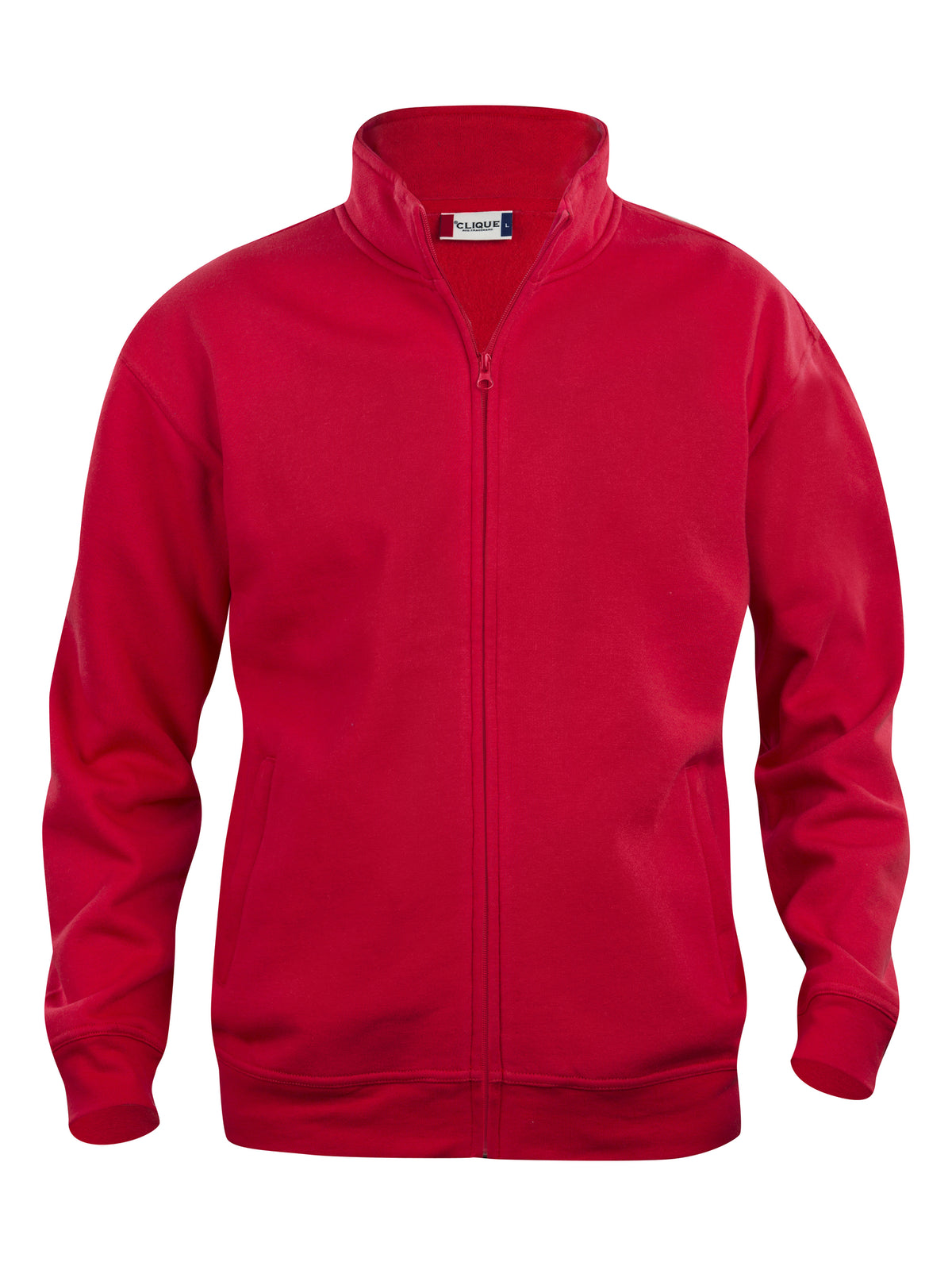 Clique Basic Cardigan – junior – Rød – forside
