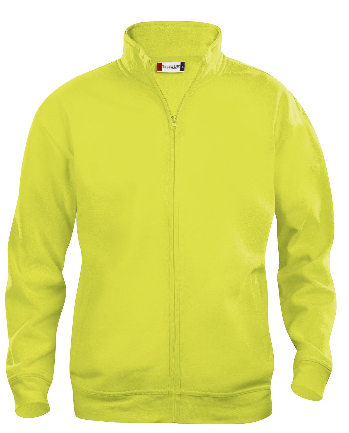 Clique Basic Cardigan – junior – Signalgul – forside