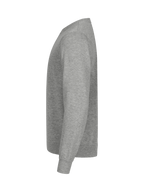 Clique Basic Roundneck – Gråmelert – venstre side