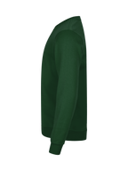 Clique Basic Roundneck – Flaskegrønn – venstre side