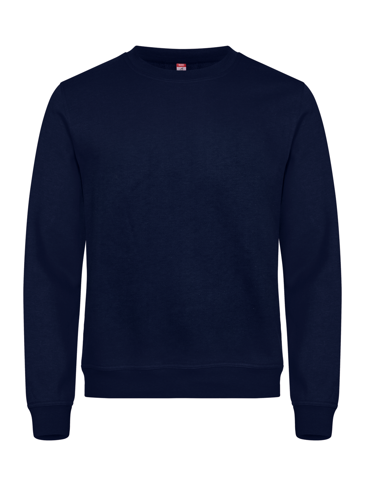 Clique Basic Roundneck – Mørk marineblå – forside