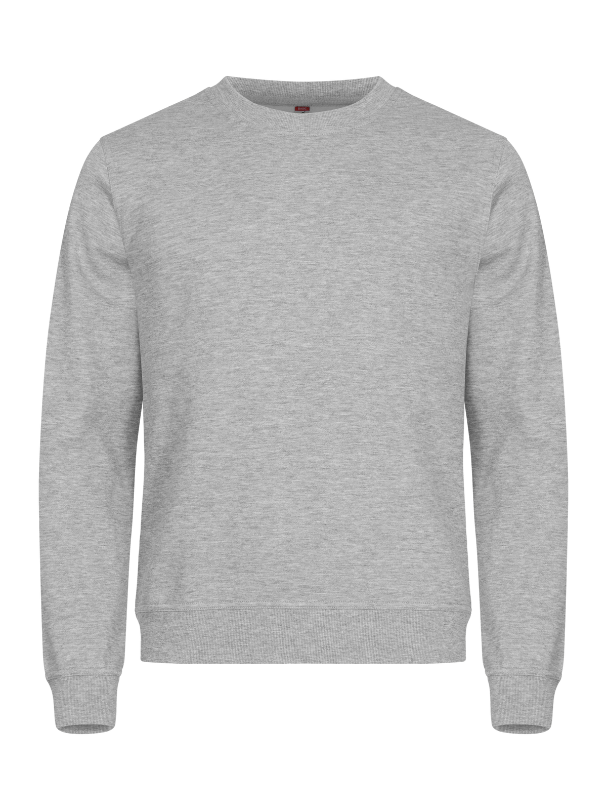 Clique Basic Roundneck – Askegrå – forside