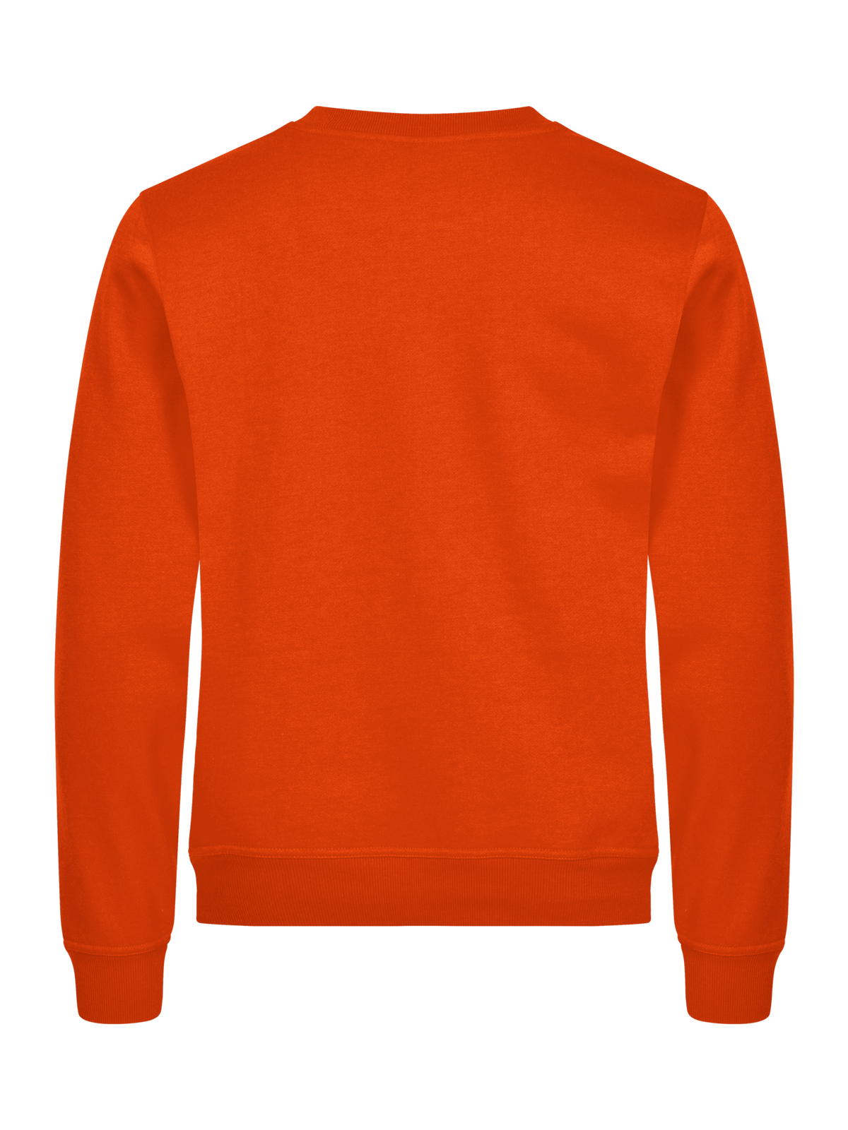 Clique Basic Roundneck – Blodoransje – bakside