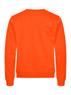 Clique Basic Roundneck – Signaloransje – bakside