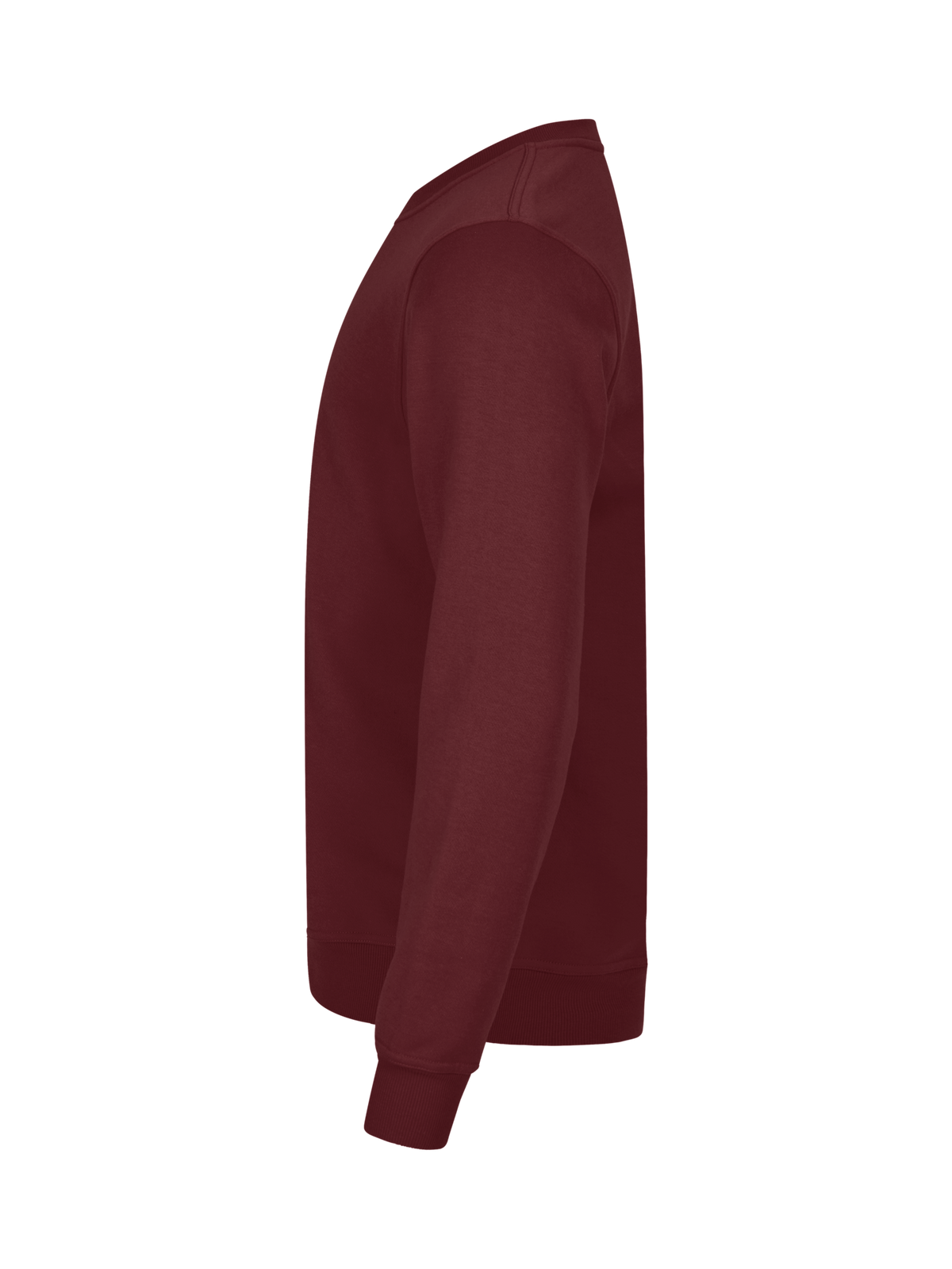 Clique Basic Roundneck – Burgunder – venstre side