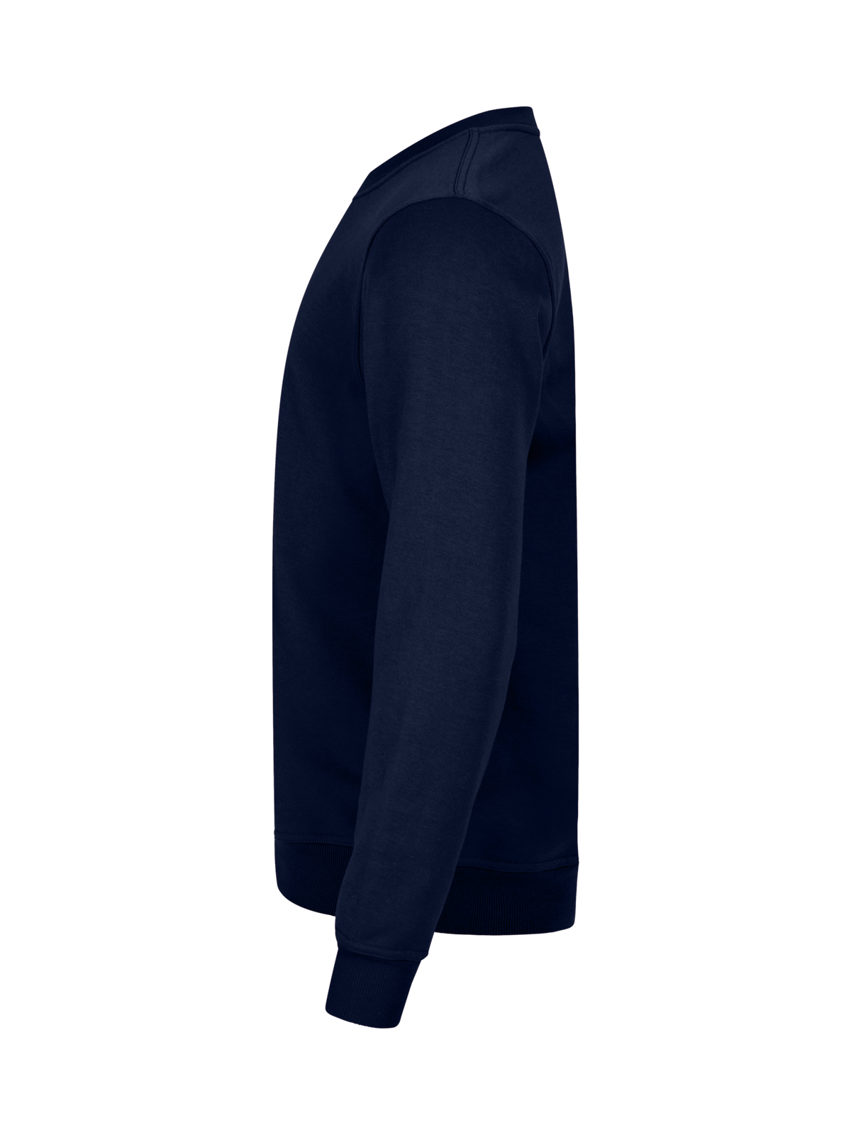 Clique Basic Roundneck – Mørk marineblå – venstre side