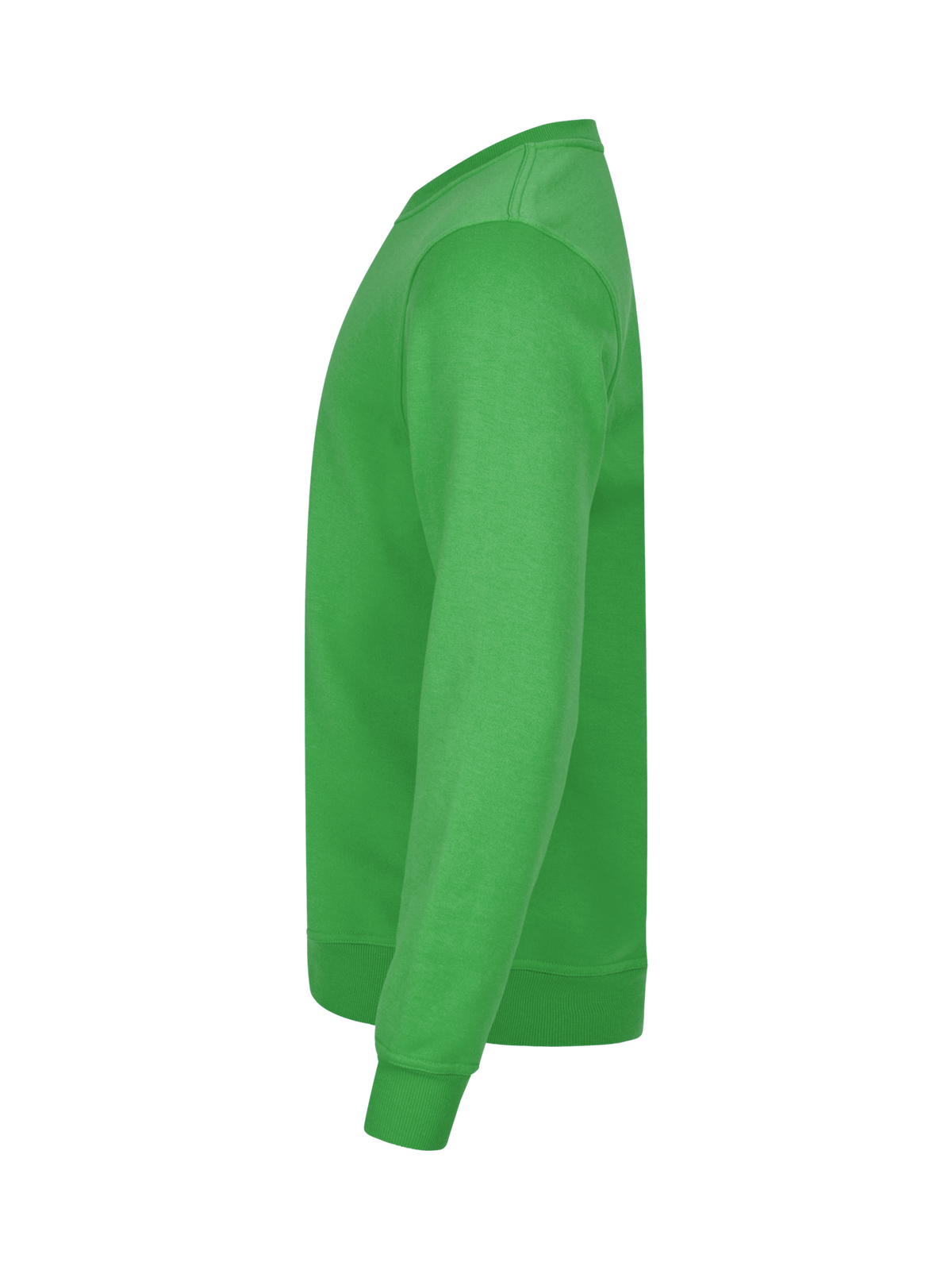 Clique Basic Roundneck – Eplegrønn – venstre side