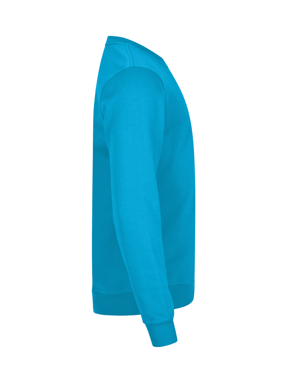 Clique Basic Roundneck – Turkis – høyre side