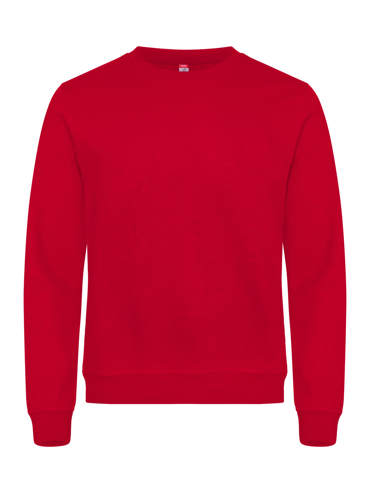 Clique Basic Roundneck – Rød – forside