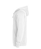 Clique Basic Hoody – Hvit – venstre side