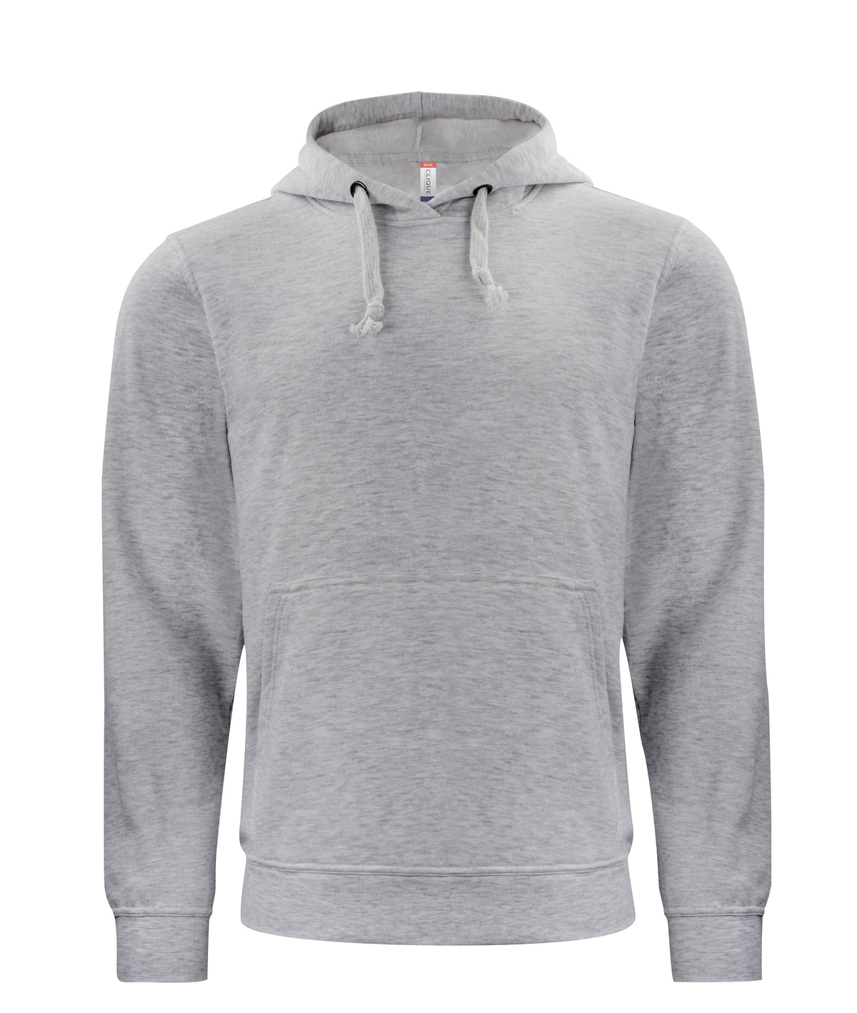 Clique Basic Hoody – Gråmelert – forside