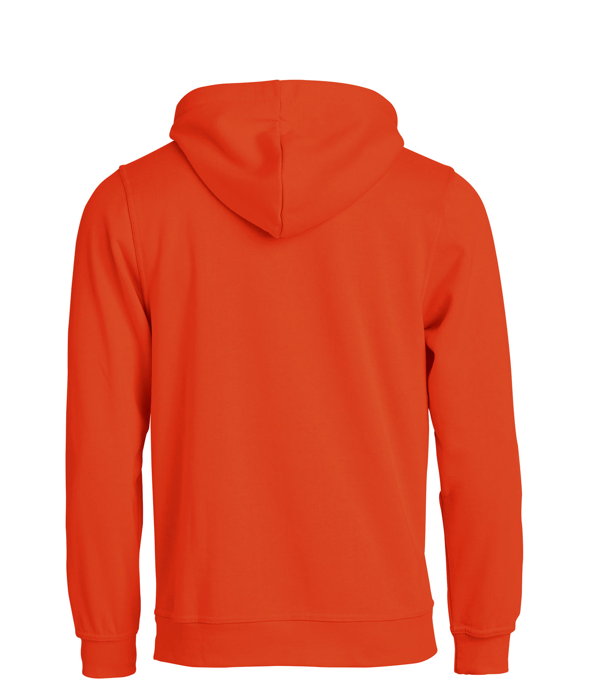 Clique Basic Hoody – Blodoransje – bakside