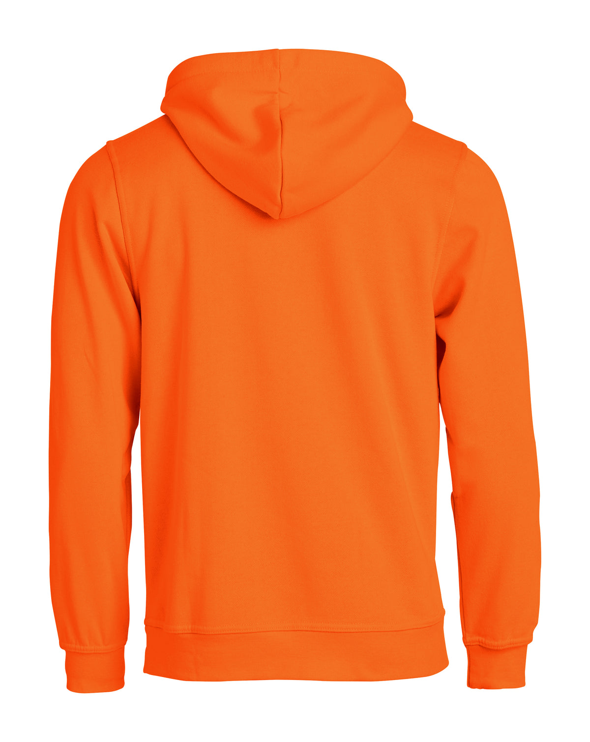 Clique Basic Hoody – Signaloransje – bakside