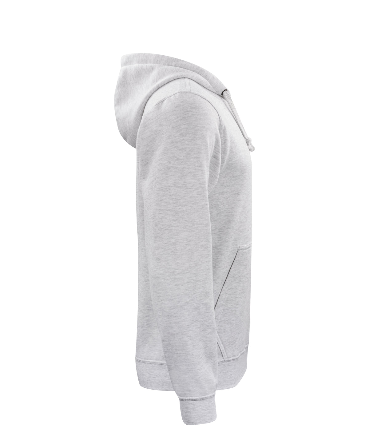 Clique Basic Hoody – Askegrå – høyre side