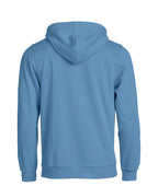 Clique Basic Hoody – Lys blå – bakside