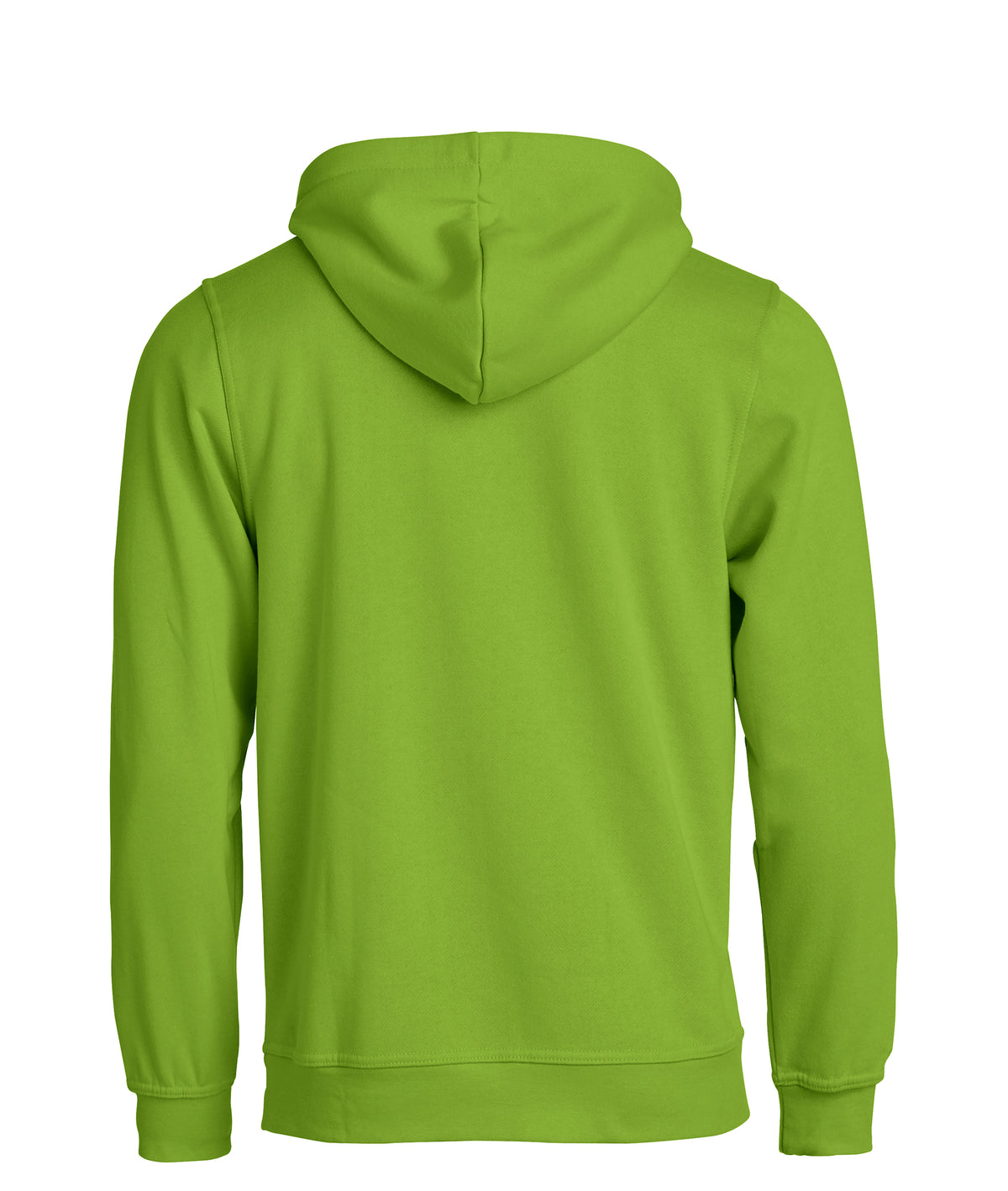 Clique Basic Hoody – Lys grønn – bakside