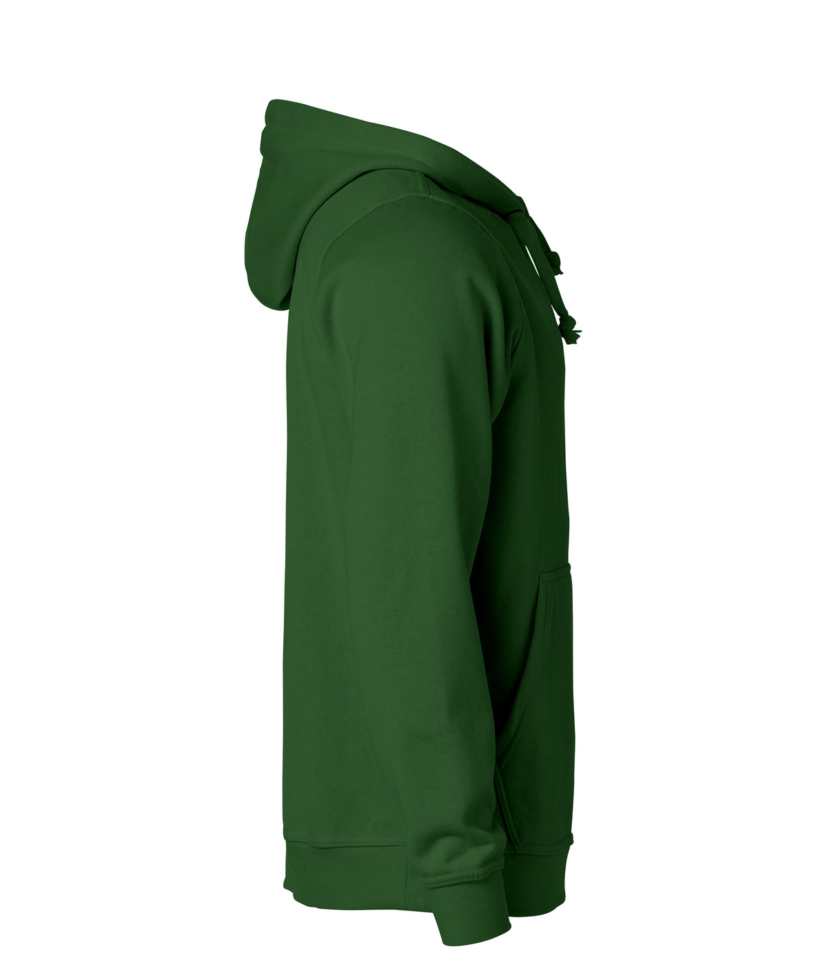 Clique Basic Hoody – Flaskegrønn – høyre side