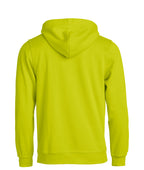 Clique Basic Hoody – Signalgrønn – bakside