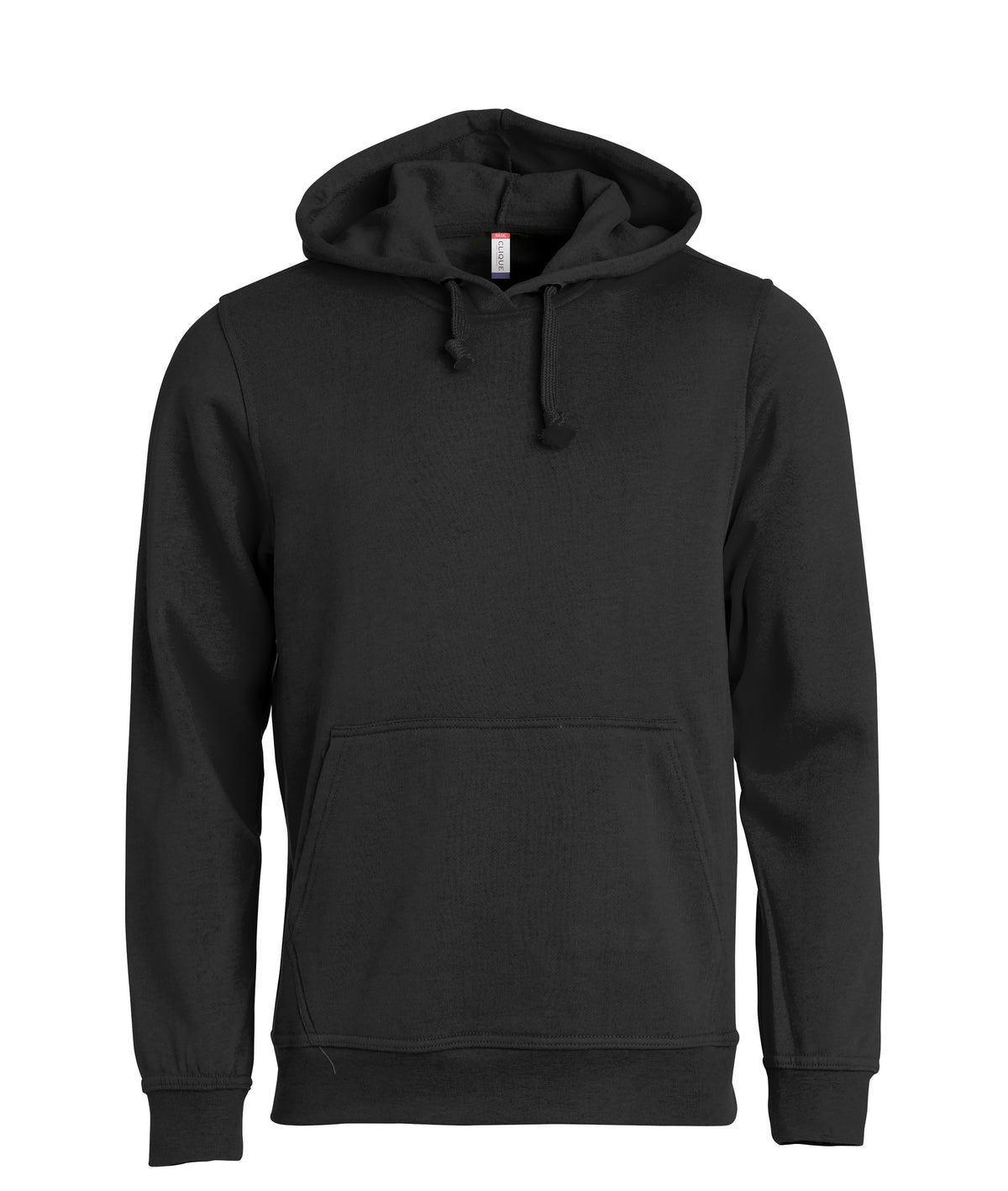 Clique Basic Hoody – Svart – forside