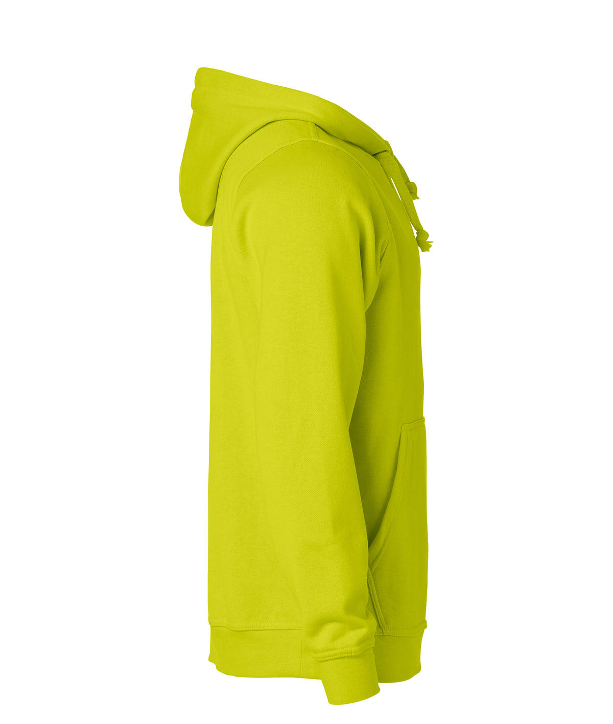 Clique Basic Hoody – Signalgrønn – høyre side