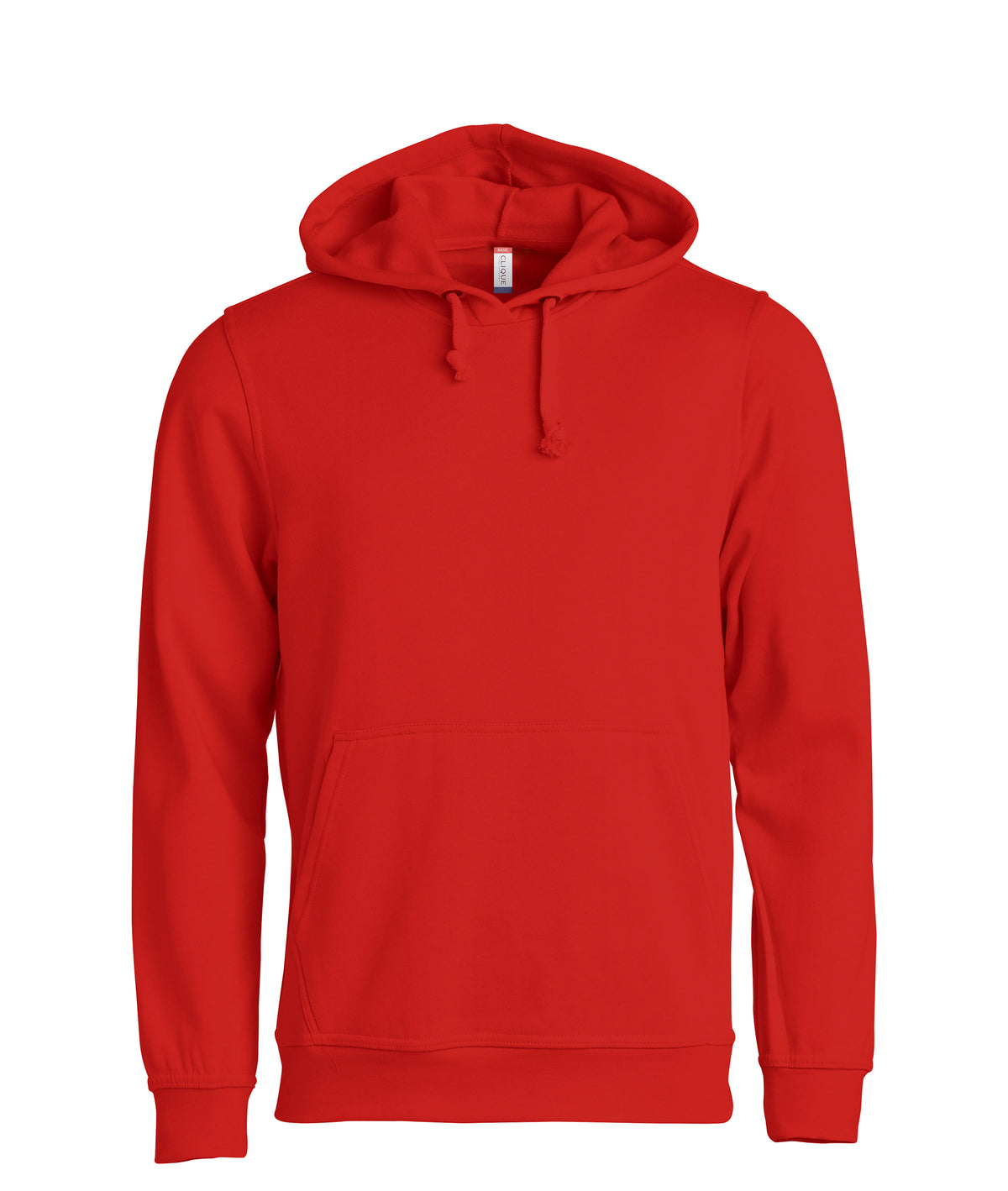 Clique Basic Hoody – Rød – forside