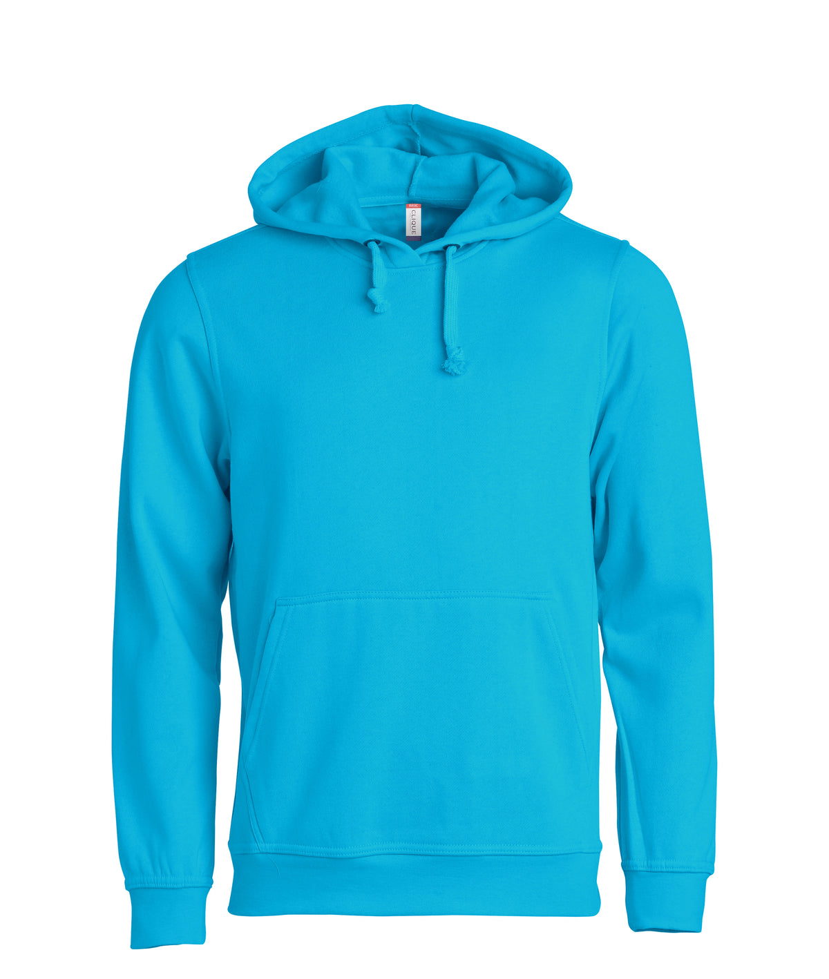 Clique Basic Hoody – Turkis – forside