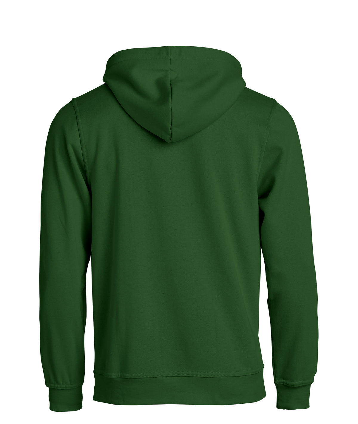 Clique Basic Hoody – Flaskegrønn – bakside