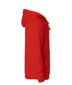 Clique Basic Hoody – Rød – høyre side