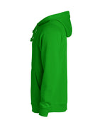 Clique Basic Hoody – Eplegrønn – venstre side