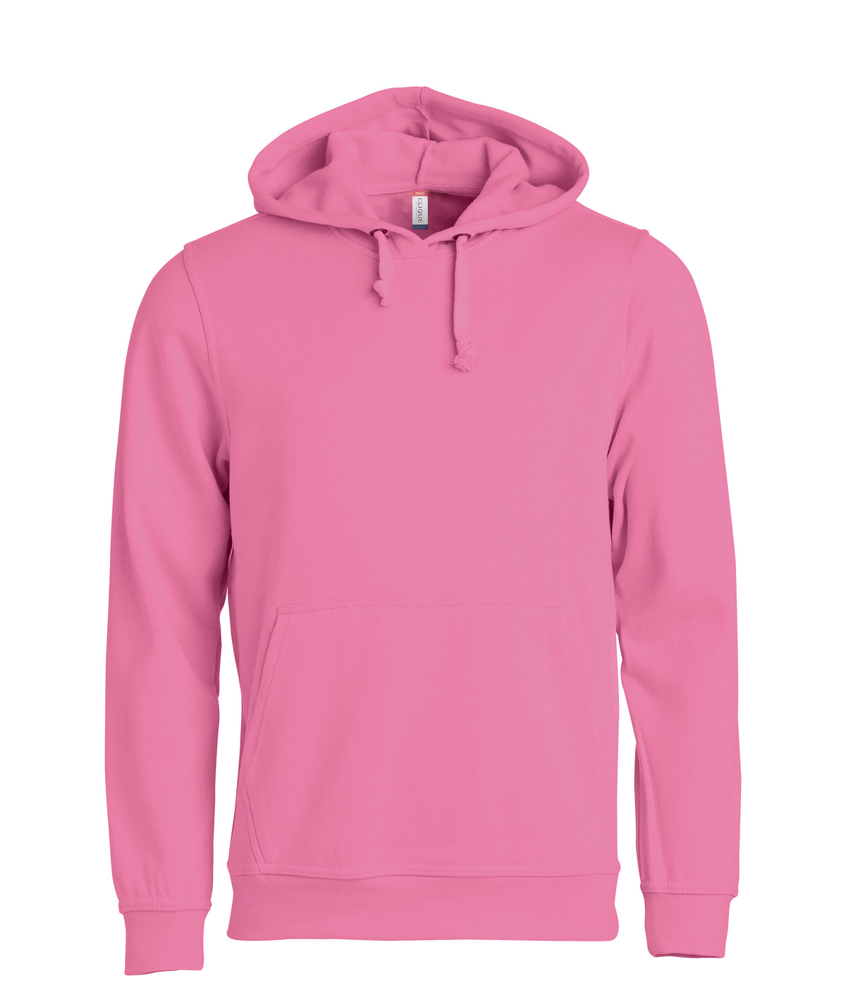Clique Basic Hoody – Sterk rosa – forside