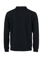 Clique Basic Polo Sweater – Svart – bakside