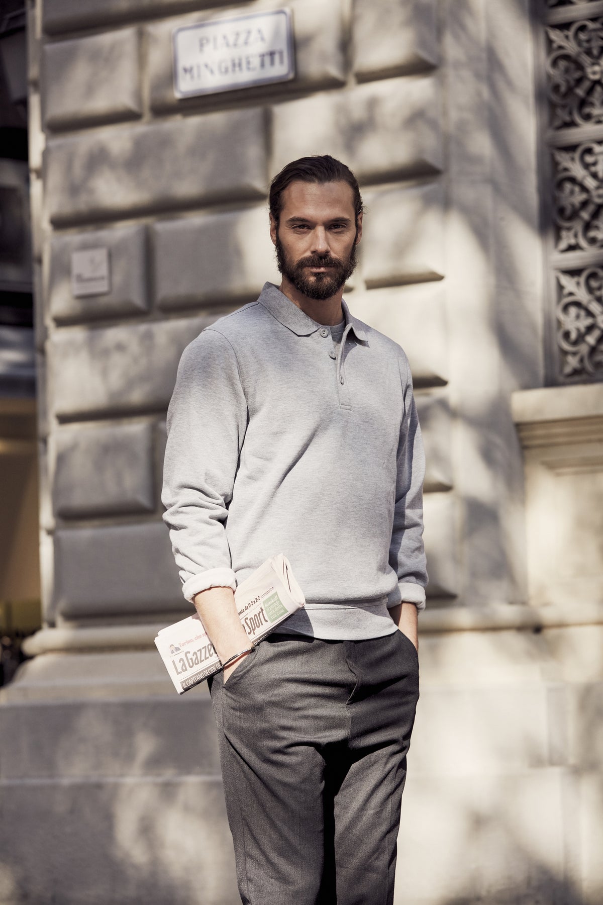 Clique Basic Polo Sweater –  – produktbilde