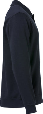 Clique Basic Polo Sweater – Mørk marineblå – høyre side