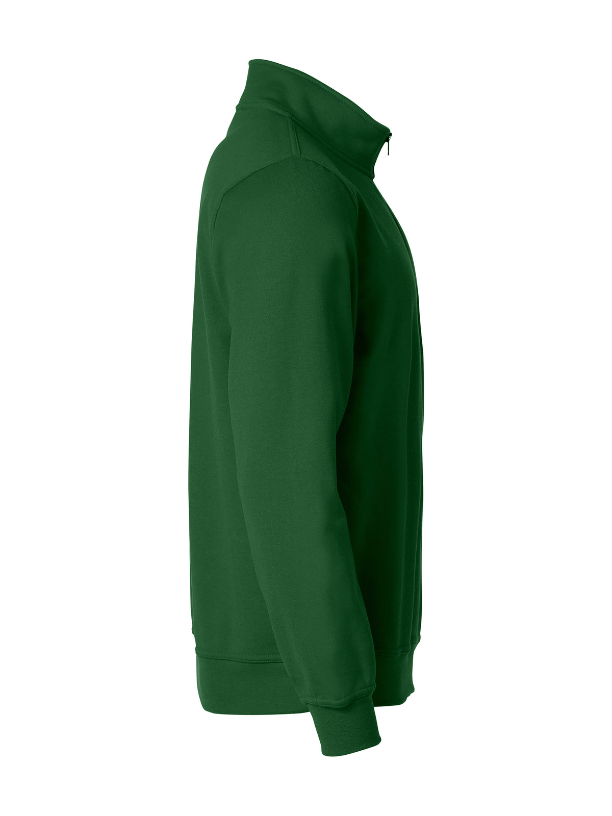 Clique Basic Half Zip – Flaskegrønn – høyre side