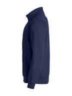 Clique Basic Half Zip – Mørk marineblå – venstre side