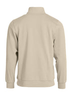 Clique Basic Half Zip – Lys khaki – bakside