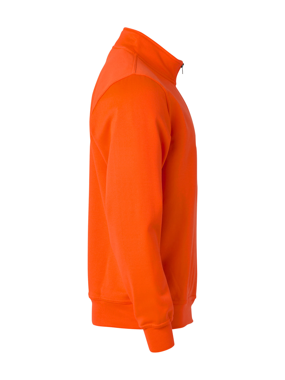 Clique Basic Half Zip – Signaloransje – høyre side