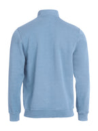 Clique Basic Half Zip – Lys blå – bakside