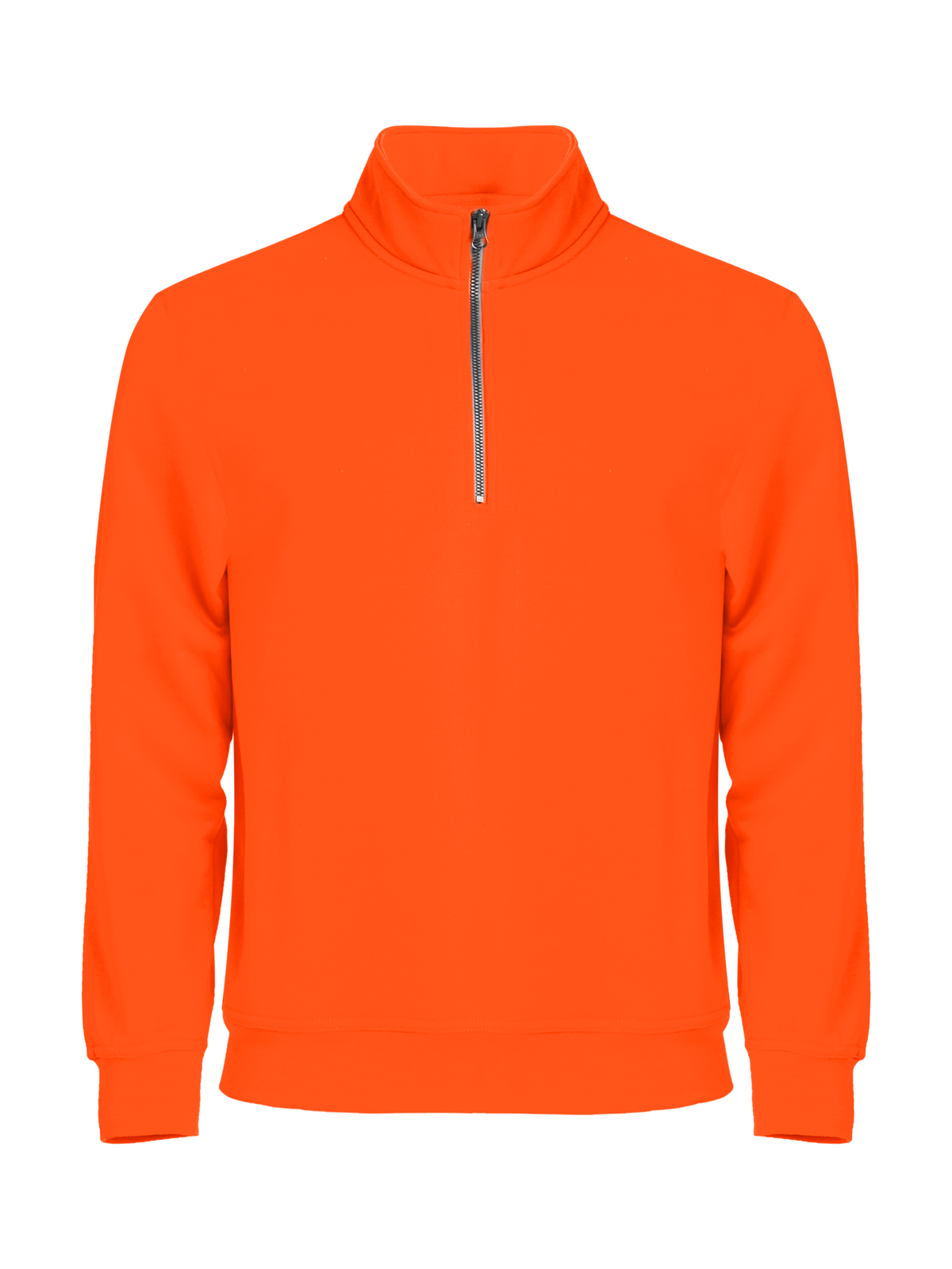 Clique Basic Half Zip – Signaloransje – forside