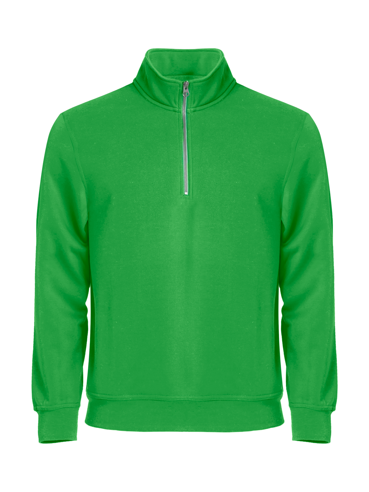 Clique Basic Half Zip – Eplegrønn – forside