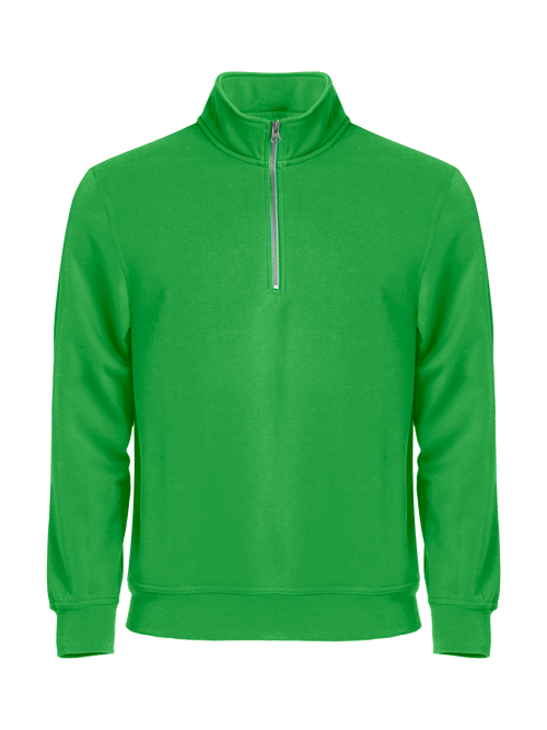 Clique Basic Half Zip – Eplegrønn – forside