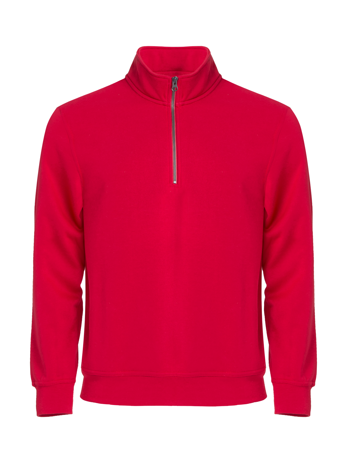 Clique Basic Half Zip – Rød – forside